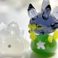 ガラスのポケモンたち（温井ガラス工房さんツイッターより）