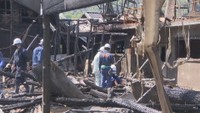 火事があった住宅　岡山・北区 5日午前10時ごろ