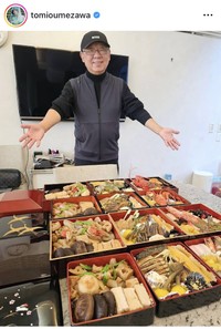 梅沢富美男インスタグラム＠tomioumezawaより