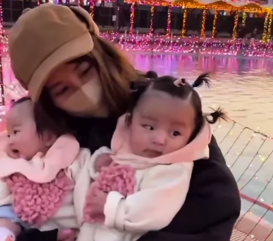 「姉妹の“ニコ〜”っとした笑顔を見て、改めて不妊治療を頑張ってきてよかったと感じました」と話す渡辺さん／渡辺さん（@beteran_funin_chiryo）提供