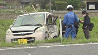 市道交差点で軽自動車2台が出合い頭に衝突　92歳女性が死亡、2人けが　岡山市