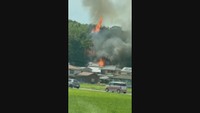 岡山市東区で火事　住宅から出火し一時竹林に燃え移る