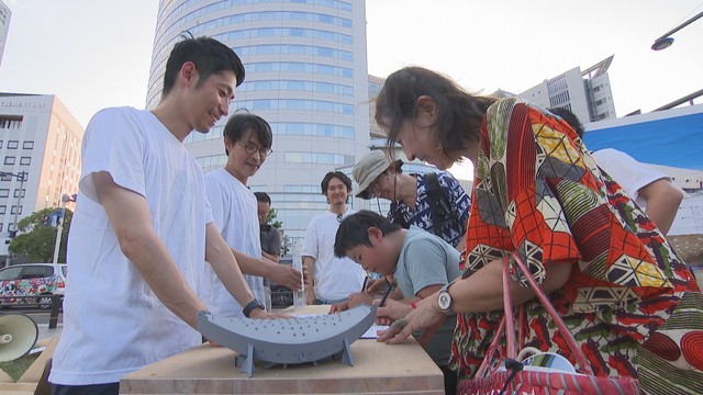 再生委員会が行っている署名活動　8月31日