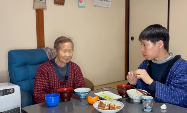 ひろさんの思いを受け止める、きのえさん／投稿主さん提供