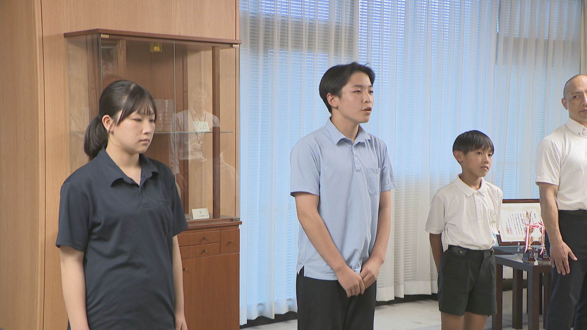 日本拳法の全国大会優勝 総社市の小中学生が知事を表敬訪問 岡山 | KSB