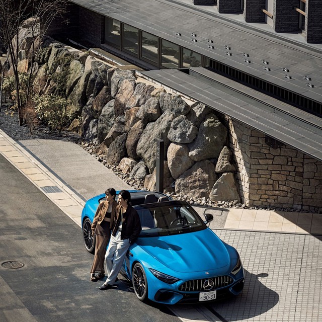 箱根に映える、メルセデスAMG SL 63 SE パフォーマンス<br>【男と女、そしてカブリオレ。】