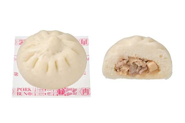 ごろっとした食感を残した肉と、甘みのある玉ネギを合わせた「ほかほかごろっと肉まん」。生地は長時間発酵させることで、もちもちとした食感に