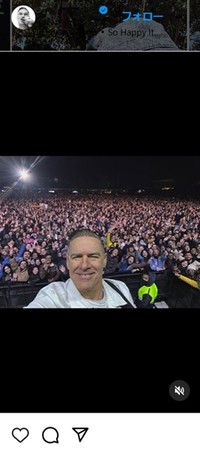 ブライアン・アダムスのインスタグラム＠bryanadamsより