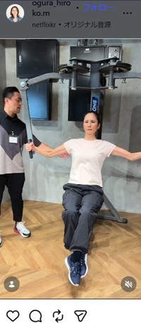 小倉弘子アナのインスタグラム＠ogura_hiroko.mより