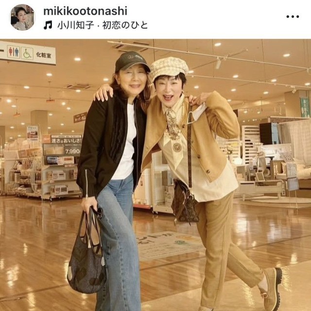 音無美紀子インスタグラム＠mikikootonashiより