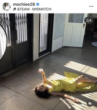 望月理恵アナウンサーのインスタグラム＠mochiee28より