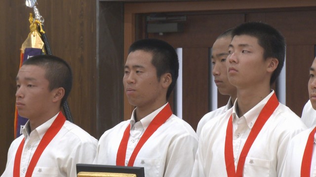 3年連続の甲子園へエール　岡山学芸館で壮行式「粘り強い野球でベスト8へ」