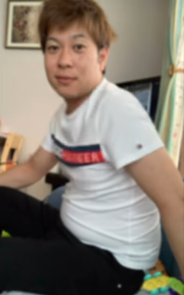 〈ビフォー〉ふくよかだったお腹周りはどう変化したのか…？／kenkojiさん（@kenkoji_fit）提供