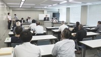 香川県議補欠選挙の立候補予定者説明会（香川県庁）