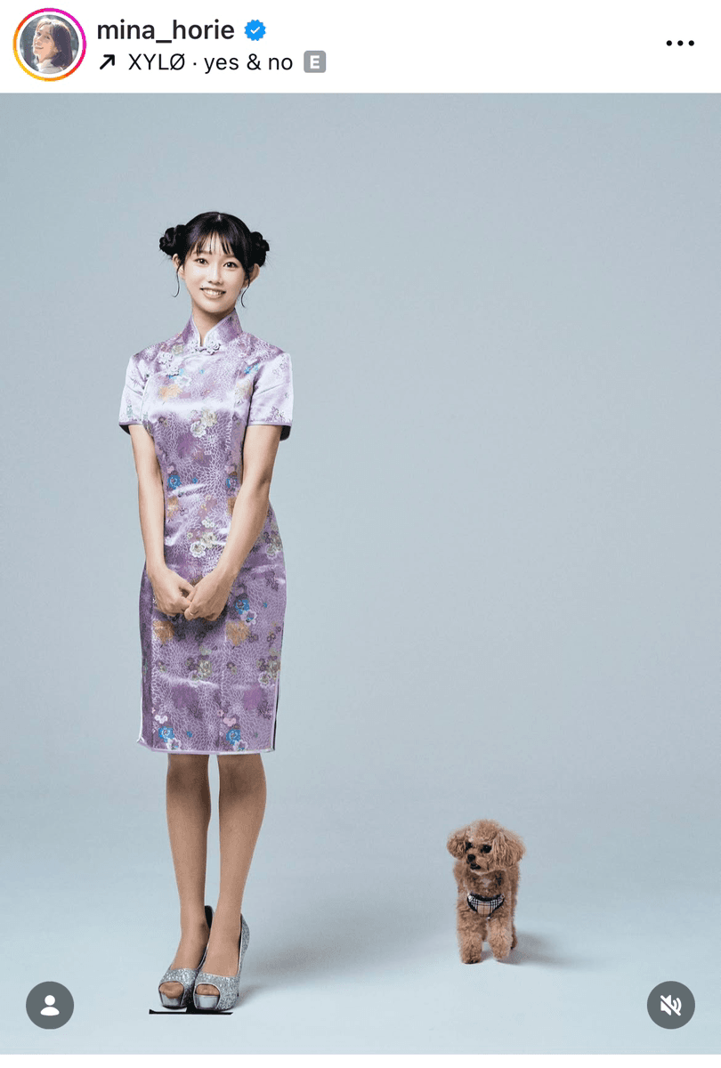 堀江聖夏  𝙼𝙸𝙽𝙰 𝙷𝙾𝚁𝙸𝙴 (@mina_horie)さんのインスタグラムより