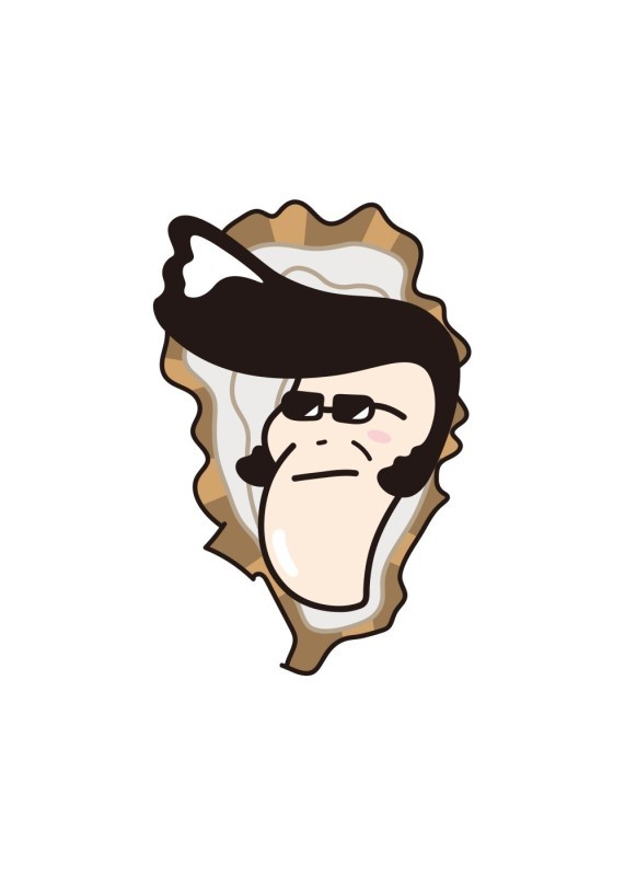 最優秀賞の江木さんの作品を基にデザインした「オイスターヤンキー」