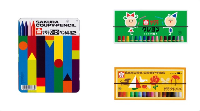 「クーピー」「クレヨン」「クレパス」の違いとは？（提供：サクラクレパス）