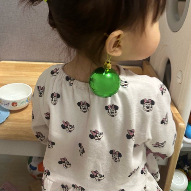 まさかの発想で「ママの真似」をしたお子さん(いもさん提供)