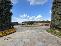 マイクラでまんのう公園再現　エントランスの実写