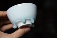 （訳ありセール 格安） 水もしたたる…陶器！「垂れ具合が最高」「今にもこぼれ落ちそう 工芸品