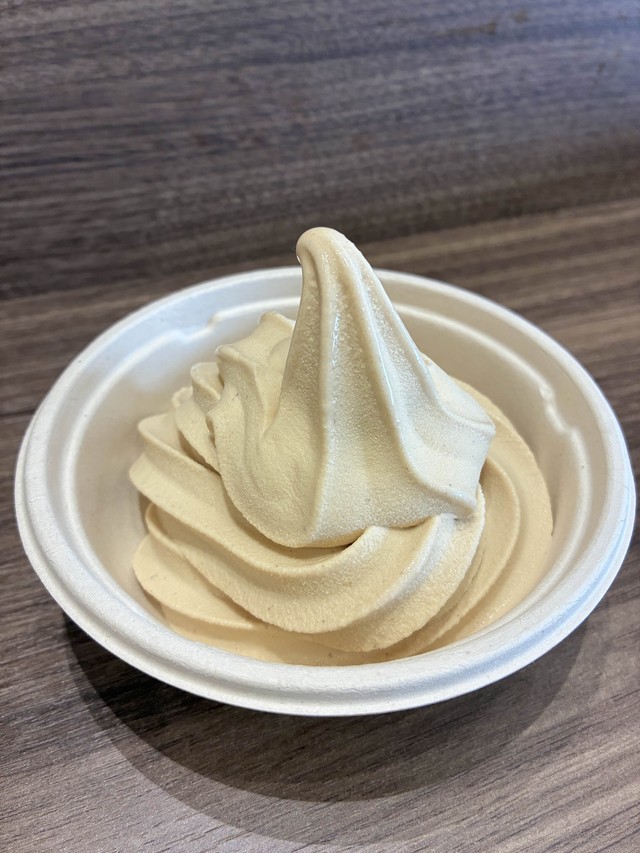 インドカレーの店：マサラチャイソフトクリーム現780円。