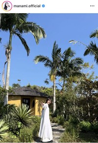 小西真奈美インスタグラム＠manami.officialより