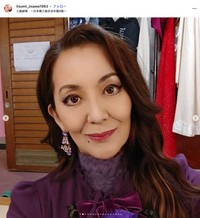 大沢逸美さん「かなり　キツイ　ツヨイ　コワイ　女性を表現しています」（本人の公式インスタグラムから）