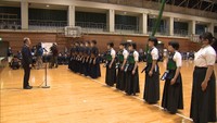 香川県の琴平高校で開かれた「異種武道大会」