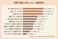 実際に遭遇した困ったこと（提供画像）