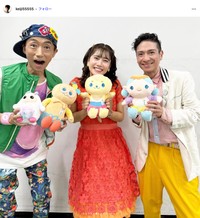 「おかあさんといっしょ」関連イベントでも人気だった関沢圭司さん（左）（本人のインスタグラムから）