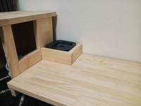 完成した「給水機の台」（画像提供：セルゥゥゥゥァァァァァさん）