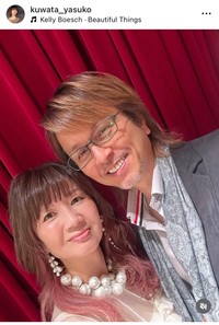 桑田靖子インスタグラム＠kuwata_yasukoより