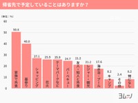 帰省先で予定していること