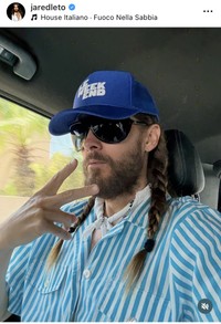 ジャレッド・レトのインスタグラム＠jaredletoより