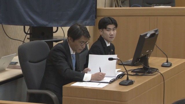 旧香川県立体育館　解体工事費の差し止めを求める住民訴訟の法廷（高松地裁　2026年3月）