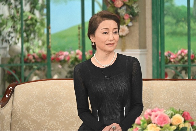 8月22日放送の「徹子の部屋」に出演した仁科亜季子さん＝テレビ朝日提供