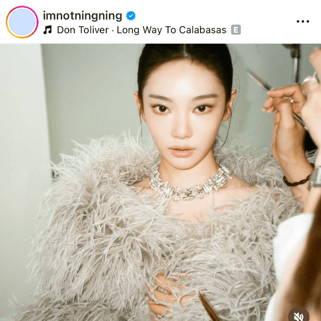 ニンニン NINGNING (@imnotningning)のインスタグラムより