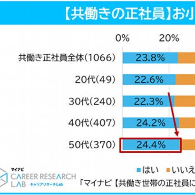 お小遣い制度の割合（提供画像）