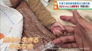あおちゃんに心臓移植を　円安による費用の高騰で海外移植費用は５億円超　