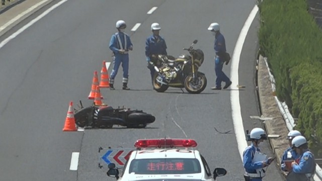 中国自動車道 下り線　津山市池ケ原