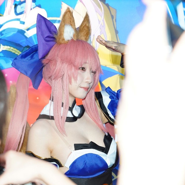 TGS2026のブースに登場した伊織もえ