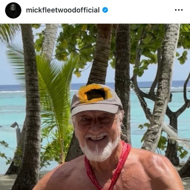 ミック・フリートウッドのインスタグラム＠mickfleetwoodofficialより