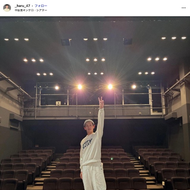 俳優、階晴紀さんのインスタグラムから