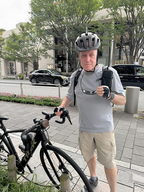 Cyclist from San Francisco leads travelers on Tokyo bike tours
