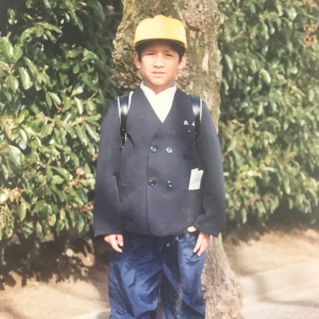 7歳の時のジエイさん／投稿主さん提供