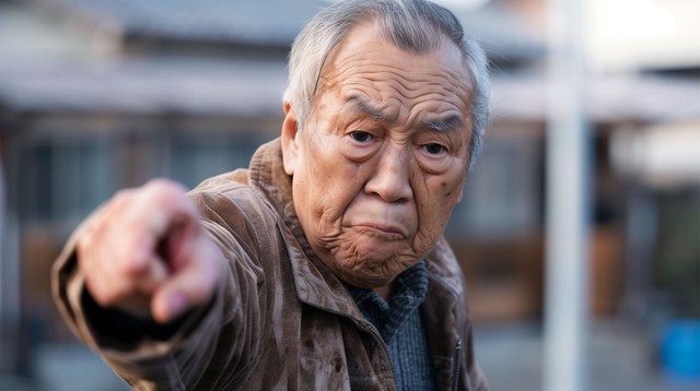 怒る高齢男性　※画像はAIで生成されたイメージです（bephoto/stock.adobe.com）