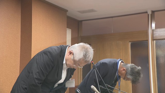 新見市教育委員会の会見　8日