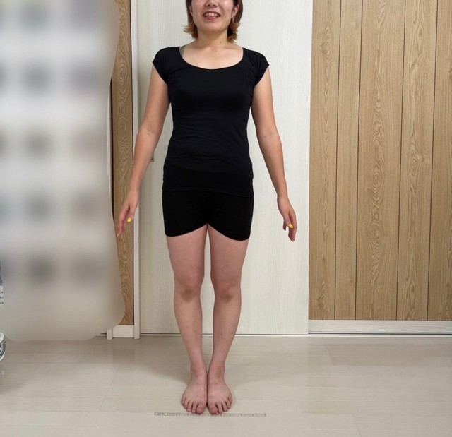 2カ月後には8kg減量／田中さん提供