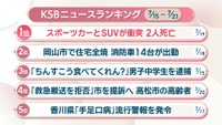 KSBニュースアクセス数ランキング　7月15日～21日