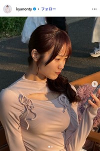 石川花音のインスタグラム@kyanontyより